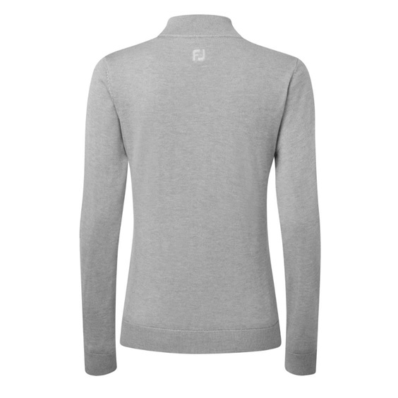 FootJoy Drirelease Full-Zip Lined dámský svetr, šedý