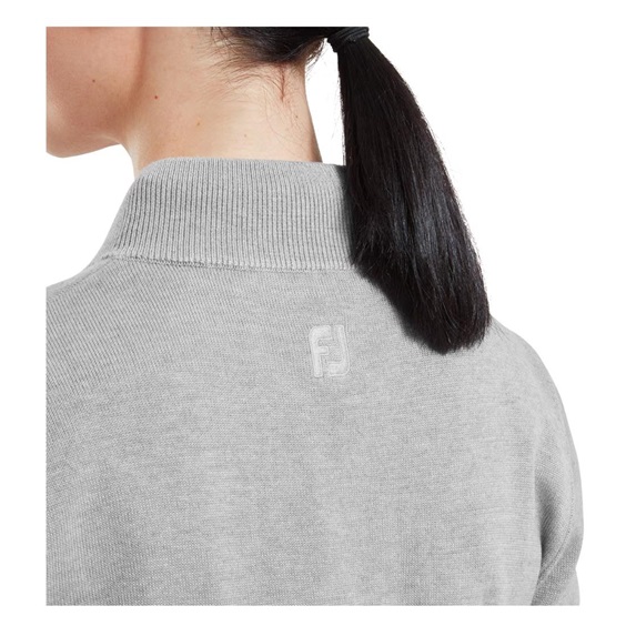 FootJoy Drirelease Full-Zip Lined dámský svetr, šedý