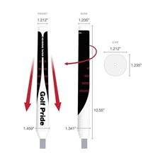Golf Pride Reverse Taper putter grip, Round Large