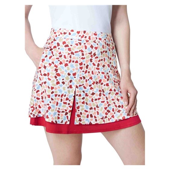 Callaway 17" Mosaic Print Flounce golfová sukně, brilliant white