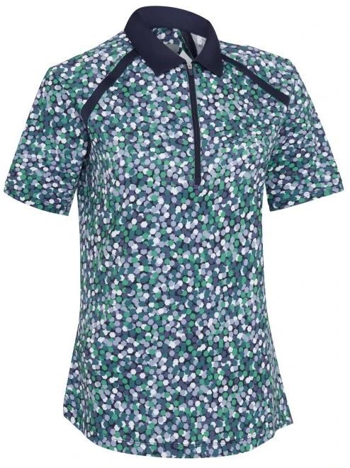 Callaway Hexagon Geo Raglan dámské polo, tmavě modré (peacoat)
