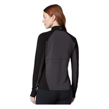 Callaway Lightweight Knit Heathered 1/4 Zip dámská mikina, ebony heather