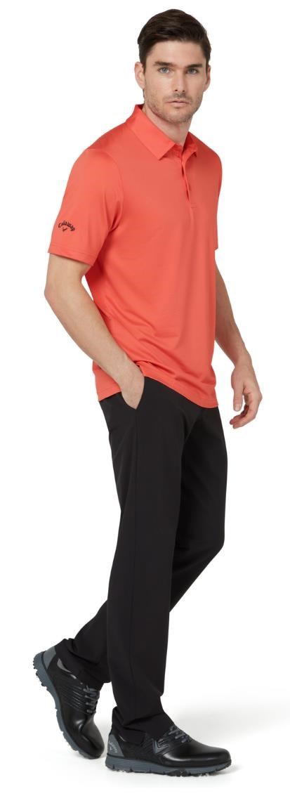 Callaway Swing Tech Solid pánské polo, spiced coral