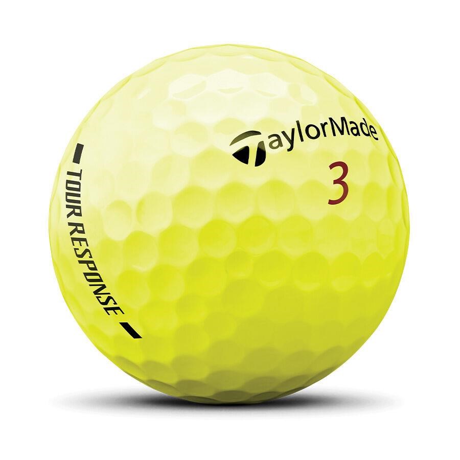 TaylorMade Tour Response golfové míčky, žluté