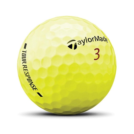 TaylorMade Tour Response golfové míčky, žluté