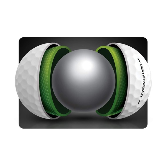 TaylorMade Tour Response golfové míčky, žluté