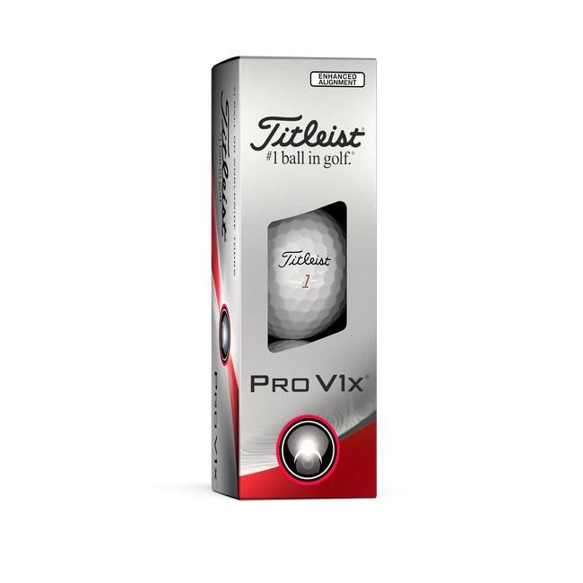 Titleist Pro V1x Enhanced Alignment golfové míčky