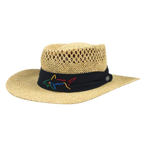 Greg Norman Signature Straw klobouk, natural