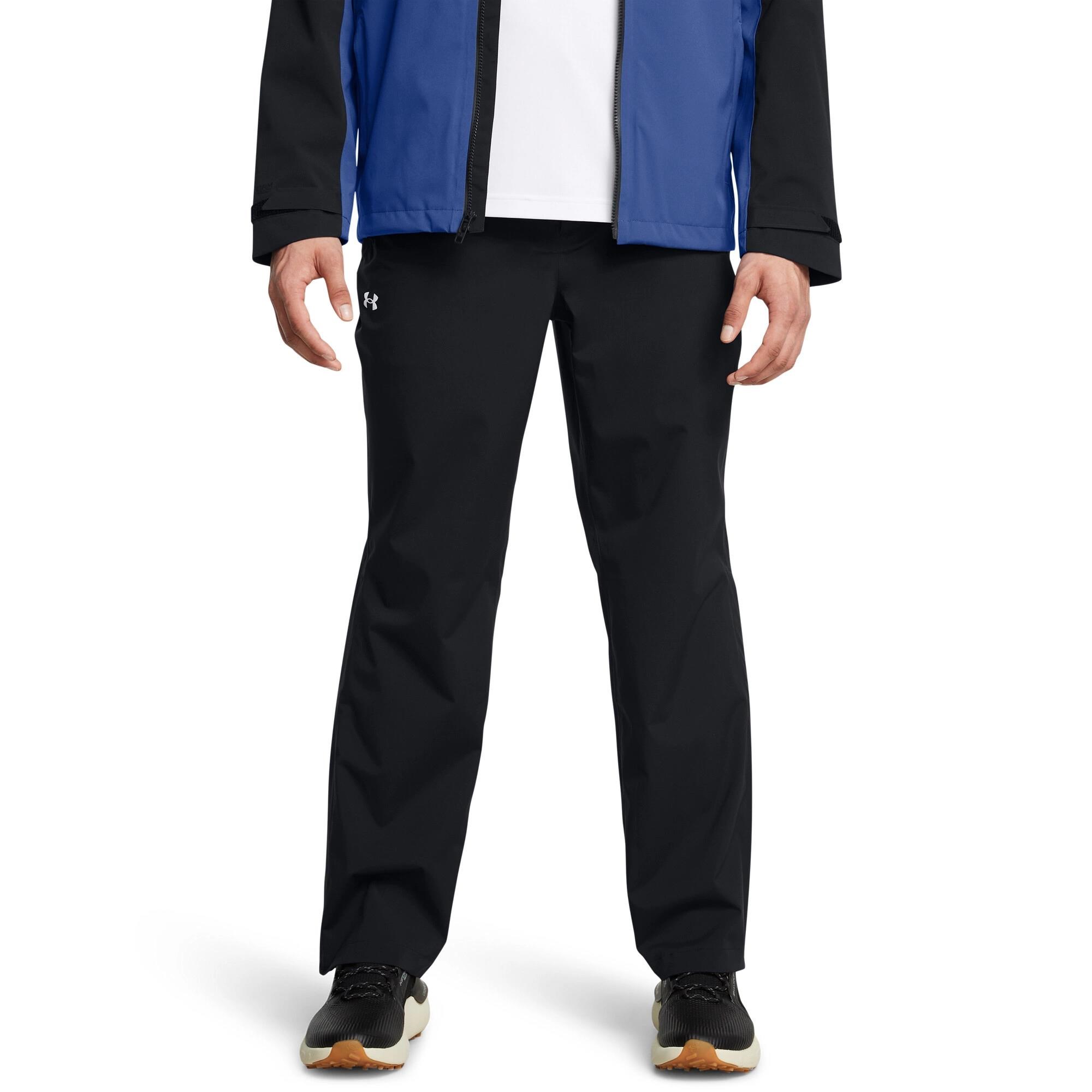 Under Armour Drive Rain pánské nepromokavé kalhoty, černé