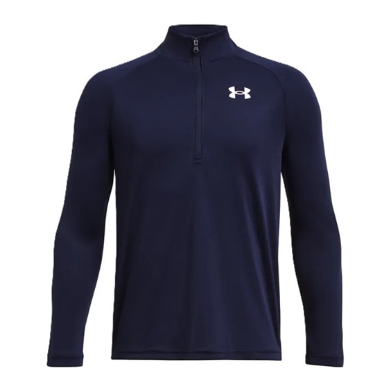 Under Armour Tech 2.0 1/2 Zip chlapecké sportovní tričko, tmavě modré