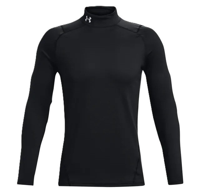Under Armour CG Armour Fitted Mock pánské funkční tričko, černé