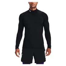 Under Armour CG Armour Fitted Mock pánské funkční tričko, černé