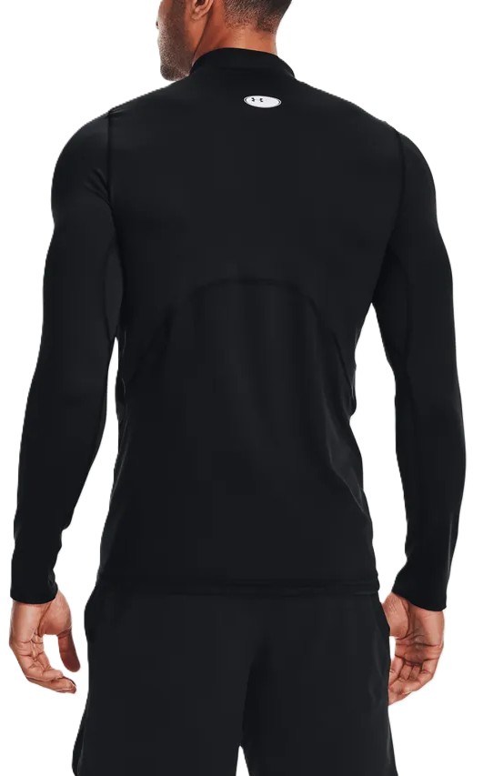 Under Armour CG Armour Fitted Mock pánské funkční tričko, černé