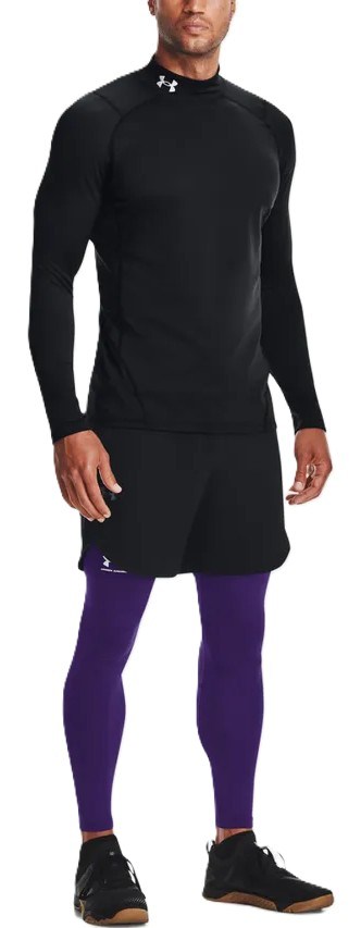Under Armour CG Armour Fitted Mock pánské funkční tričko, černé