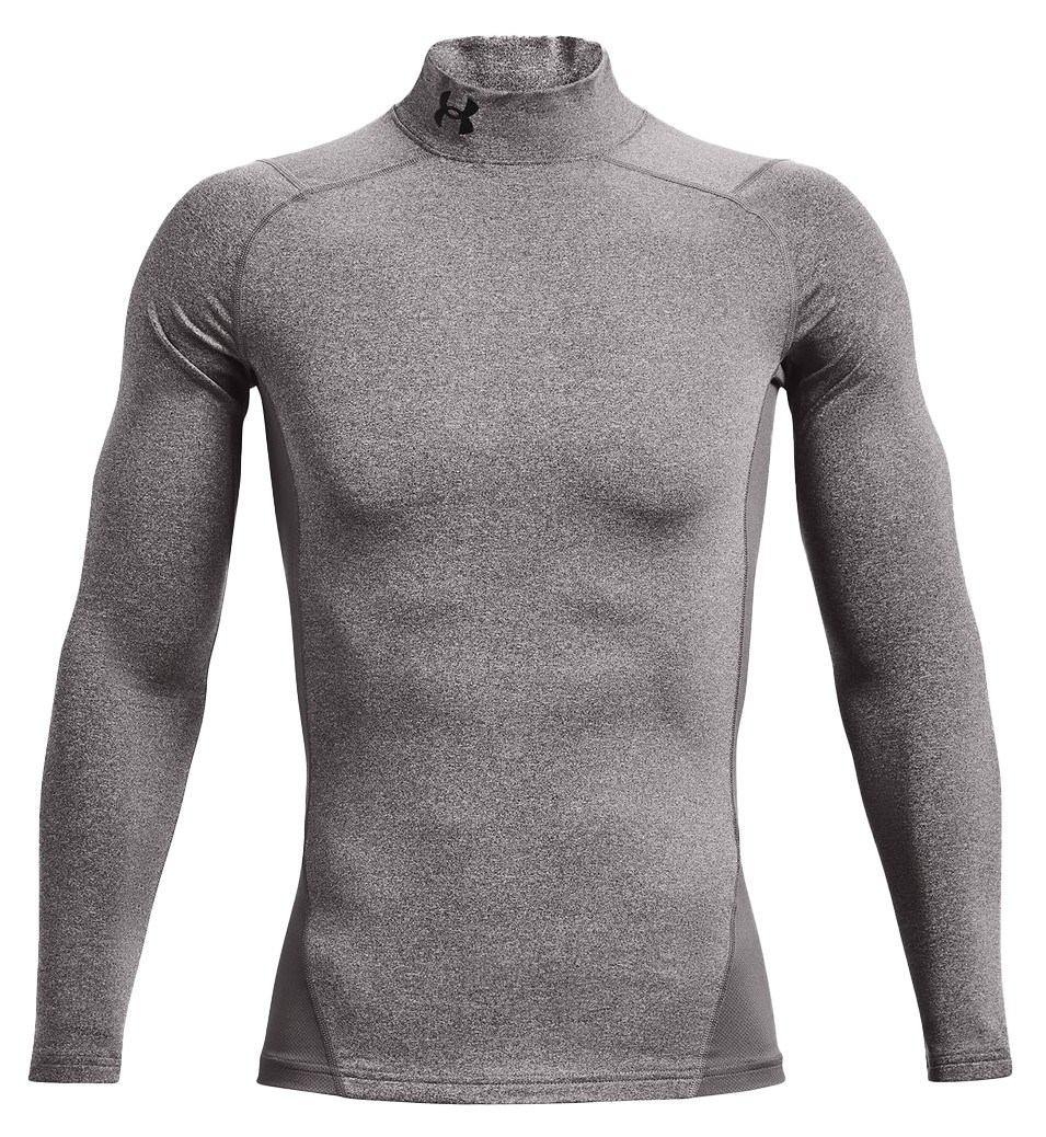 Under Armour CG Armour Fitted Mock pánské funkční tričko, šedé