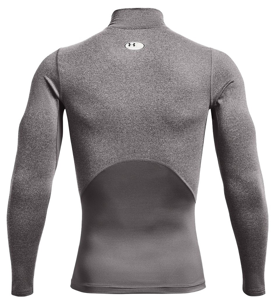 Under Armour CG Armour Fitted Mock pánské funkční tričko, šedé