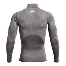 Under Armour CG Armour Fitted Mock pánské funkční tričko, šedé