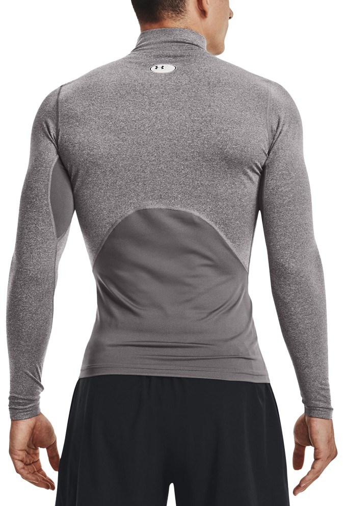 Under Armour CG Armour Fitted Mock pánské funkční tričko, šedé