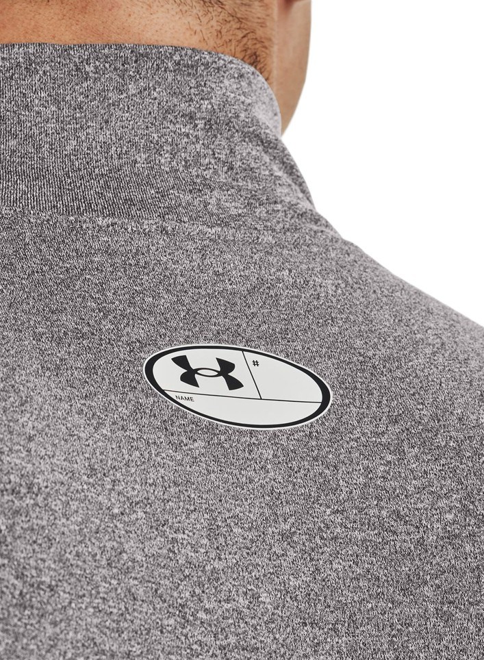 Under Armour CG Armour Fitted Mock pánské funkční tričko, šedé