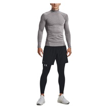 Under Armour CG Armour Fitted Mock pánské funkční tričko, šedé