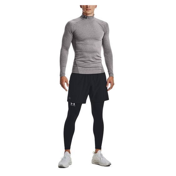 Under Armour CG Armour Fitted Mock pánské funkční tričko, šedé