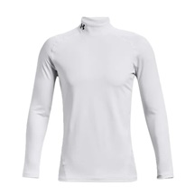 Under Armour CG Armour Fitted Mock pánské funkční tričko, bílé