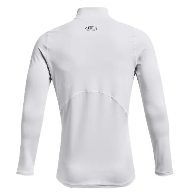 Under Armour CG Armour Fitted Mock pánské funkční tričko, bílé