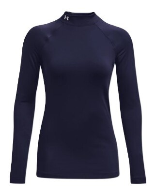 Under Armour Authentics Mockneck dámské thermo tričko, tmavě modré