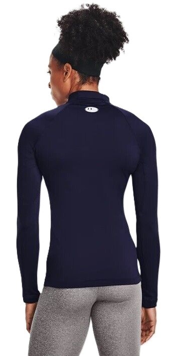 Under Armour Authentics Mockneck dámské thermo tričko, tmavě modré
