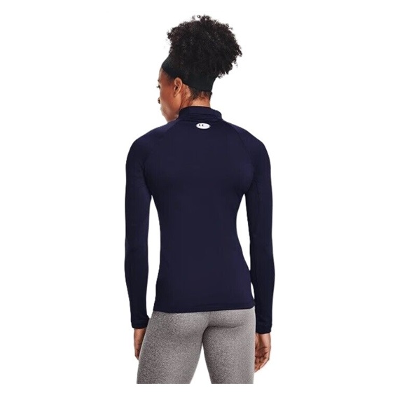 Under Armour Authentics Mockneck dámské thermo tričko, tmavě modré
