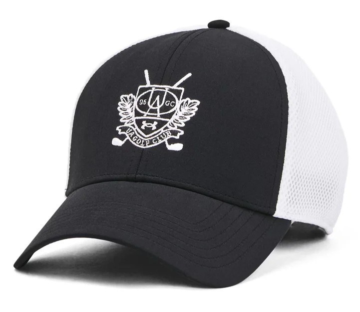 Under Armour Iso-chill Driver Mesh pánská kšiltovka, černo/bílá