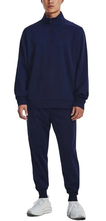 Under Armour Fleece 1/4 zip pánská mikina, modrá