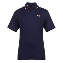 Under Armour Iso-Chill pánské polo, midnigt navy/flare orange