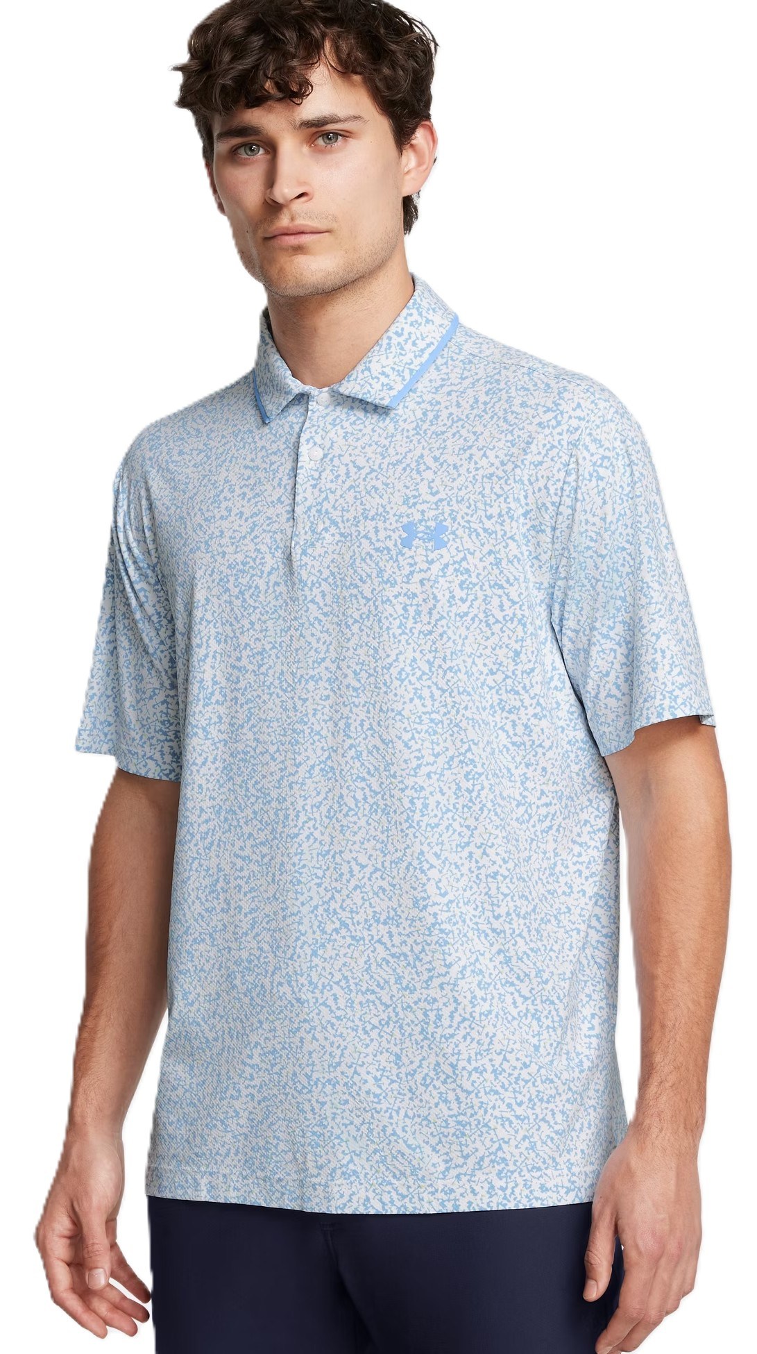 Under Armour Iso-Chill Verge pánské polo, bílo/retro modré