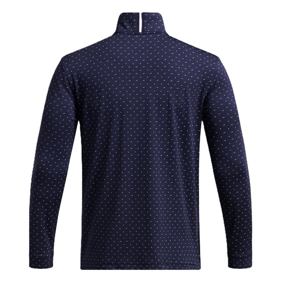 Under Armour Playoff Printed 1/4 Zip pánská mikina, tmavě modro/bílá