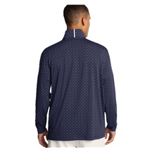 Under Armour Playoff Printed 1/4 Zip pánská mikina, tmavě modro/bílá