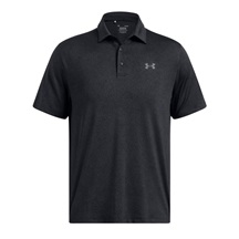 Under Armour Playoff 3.0 Printed pánské polo, black/anthracite/castlerock
