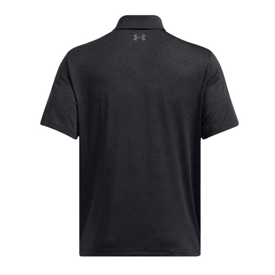 Under Armour Playoff 3.0 Printed pánské polo, black/anthracite/castlerock