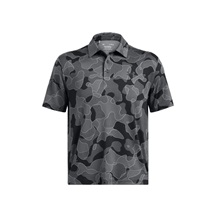 Under Armour Playoff 3.0 Printed pánské polo, černé