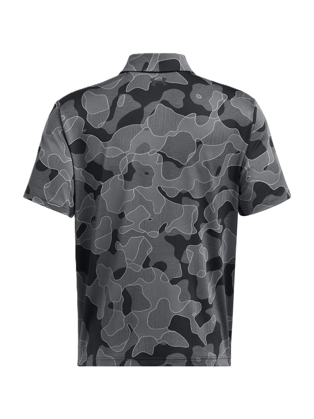 Under Armour Playoff 3.0 Printed pánské polo, černé