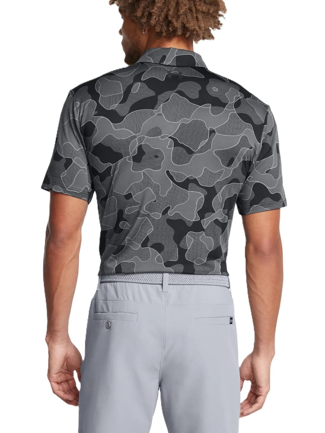 Under Armour Playoff 3.0 Printed pánské polo, černé