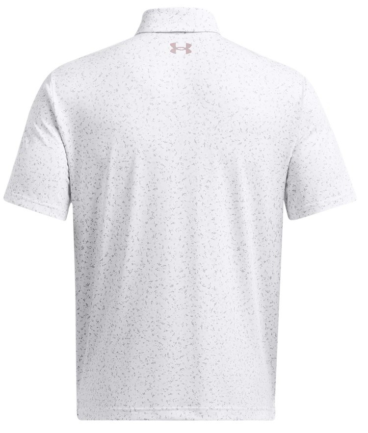 Under Armour Playoff 3.0 Printed pánské polo, bílé