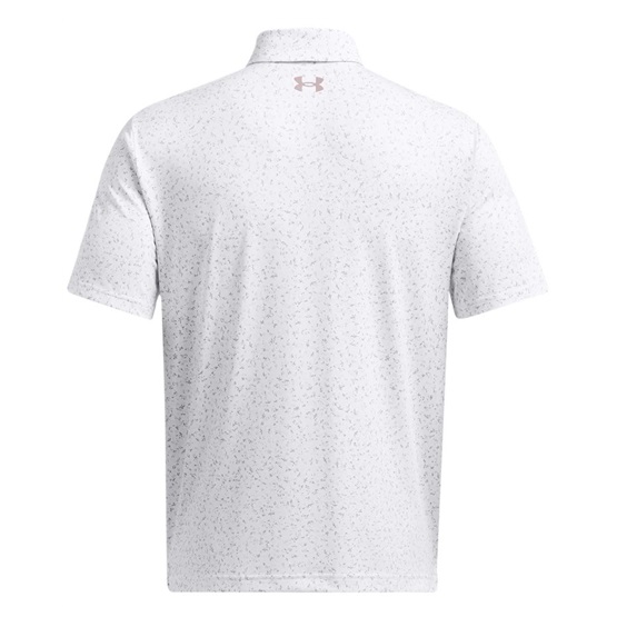 Under Armour Playoff 3.0 Printed pánské polo, bílé