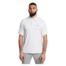 Under Armour Playoff 3.0 Printed pánské polo, bílé
