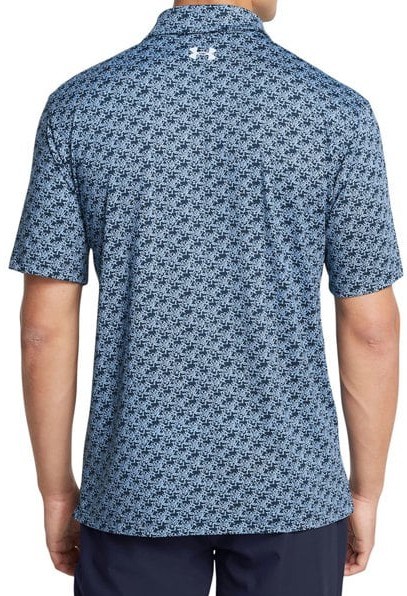 Under Armour Playoff 3.0 Printed pánské polo, modré