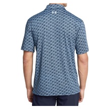 Under Armour Playoff 3.0 Printed pánské polo, modré