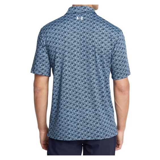 Under Armour Playoff 3.0 Printed pánské polo, modré