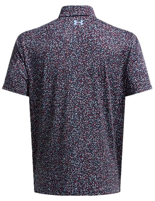 Under Armour Playoff 3.0 Printed pánské polo, modro/vínové