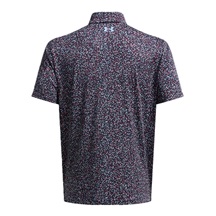 Under Armour Playoff 3.0 Printed pánské polo, modro/vínové