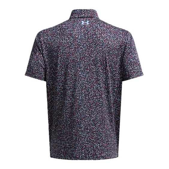 Under Armour Playoff 3.0 Printed pánské polo, modro/vínové